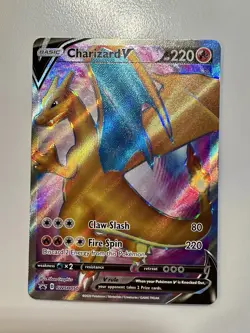 Charizard V SWSH050 Full Art Holo Pokemon Promo NM/MT - Image 1