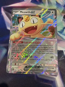 Pokemon TCG Meowth ex 062/088 Double Rare Perfect Order NM/M - Image 1
