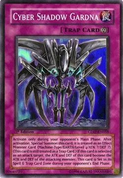 Yugioh - Cyber Shadow Gardna (Super Rare) (1st Edition) - CDIP-EN058 (P) - Image 1