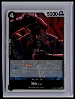 One Piece Shiryu (Blackbeard Pirates) #PRB02-015 - Image 1
