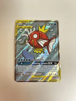 -Magikarp & Wailord GX Tag Team 161/181 Sun and Moon Ultra Rare Pokemon Card- - Image 1