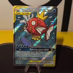 Pokemon Magikarp & Wailord GX TAG TEAM Ultra Rare SM-Team Up 161/181 - Image 1