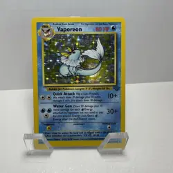 Pokemon Vaporeon Jungle 12/64 Holo Rare 80HP The Pokemon Company 1999 English - Image 1