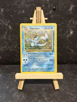 Pokemon - Vaporeon 12/64 - Vintage (1999) - Jungle Holo Rare - Good condition - Image 1