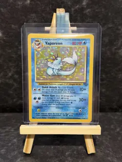 Pokemon - Vaporeon 12/64 - Vintage (1999) - Jungle Holo Rare - Good condition - Image 2
