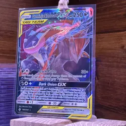 Pokemon TCG Greninja & Zoroark GX Holo Ultra Rare Card Unbroken Bonds 107/214 - Image 2
