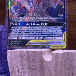 Pokemon TCG Greninja & Zoroark GX Holo Ultra Rare Card Unbroken Bonds 107/214 - Image 3
