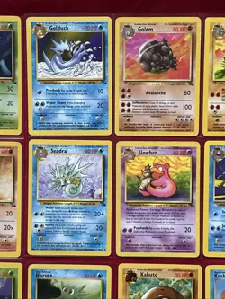 Fossil Set Pokemon Cards X32 LP-NM Condition Vintage (P35) - Image 4
