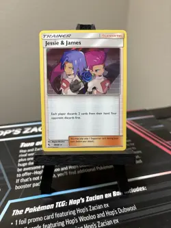 Pokemon Card Jessie and James 58/68 Hidden Fates Holo NM - Image 1