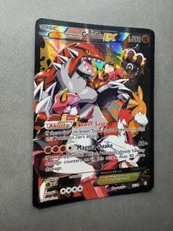 2015 Team Magma's Groudon EX Double Crisis 15/34 Ultra Rare Pokemon Card MP - Image 3
