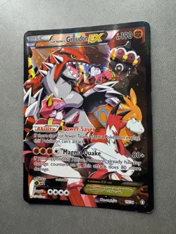 2015 Team Magma's Groudon EX Double Crisis 15/34 Ultra Rare Pokemon Card MP - Image 4