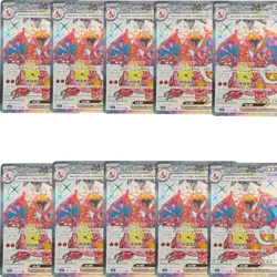 10 Pcs 2025 Pokemon S-hinese Obsidian Flames Card Charizard EX CSV5C-145/129 NM - Image 1