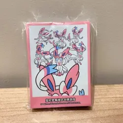 Pokemon S-Chinese Sun Moon Sylveon Theme Card Sleeve Sealed from Eevee Gift Box - Image 1