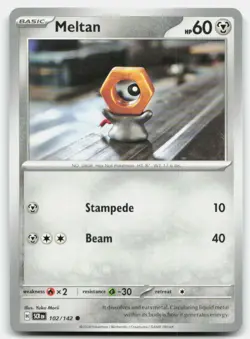 Pokemon Meltan - Common SV07: Stellar Crown 102/142 LP - Image 1