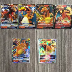 Pokemon Chinese 6 Card Sun&Moon CSMPiC-002 Charizard GX V VSTAR Combo Set NM - Image 1