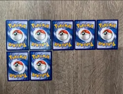 Pokemon S-Chinese Pikachu Set of 7 Card Pikachu Fan Collection Holo Full Art NM - Image 2