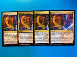 MTG 4x Expressive Iteration 186 Strixhaven: School of Mages Magic the x4 NM - Image 1