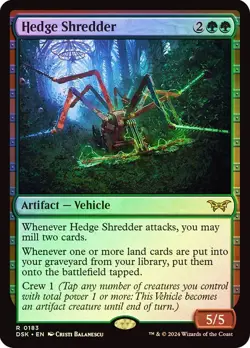 Hedge Shredder (0183) - Duskmourn: House of Horror - Rare (Foil) - Image 1