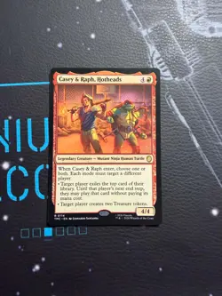 Casey & Raph, Hotheads Commander: Teenage Mutant Ninja Turtles Rare - Image 1