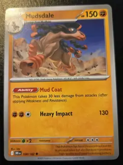 Mudsdale 108/182 Uncommon Scarlet & Violet: Destined Rivals Pokemon TCG - Image 1