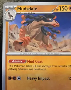 Mudsdale 108/182 Uncommon Scarlet & Violet: Destined Rivals Pokemon TCG - Image 2