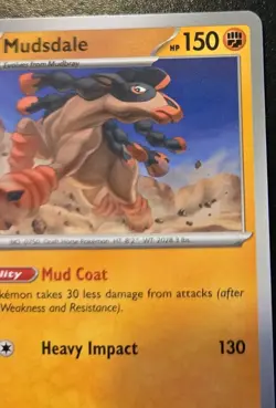 Mudsdale 108/182 Uncommon Scarlet & Violet: Destined Rivals Pokemon TCG - Image 3