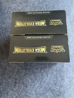 2 Factory Sealed Pokemon TCG Mega Evolution ETB Elite Trainer Box - Image 3