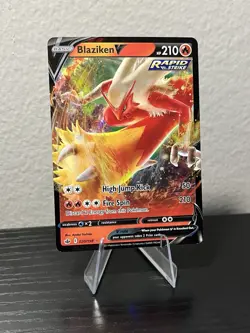 Pokemon Blaziken V Ultra Rare Rapid Strike Holo 020/198 Chilling Reign 210 HP - Image 1