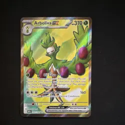 Pokemon Arboliva EX Sv10: Destined Rivals 207/182 310 HP Ultra Rare Holo English - Image 1
