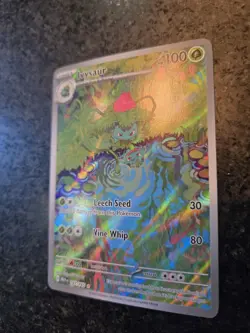 Pokemon Ivysaur 167/165 Sv: Scarlet & Violet 151 Illustration Rare Full Art Hol… - Image 1