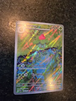 Pokemon Ivysaur 167/165 Sv: Scarlet & Violet 151 Illustration Rare Full Art Hol… - Image 2