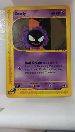 Pokemon Gastly 109/165 Expedition Base Set Regular 2002 40 HP Common Basic - Image 1