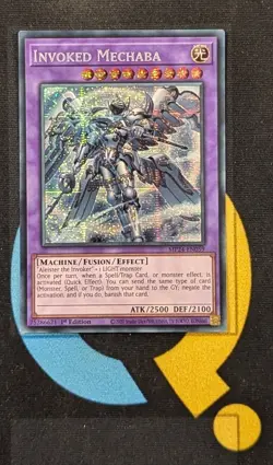 MP24-EN059 Invoked Mechaba Prismatic Secret Rare 1st Edition YuGiOh - Image 1