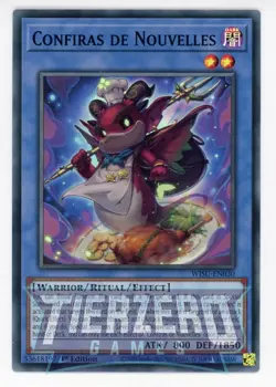 Yugioh Confiras de Nouvelles WISU-EN030 Super Rare 1st Edition Near Mint - Image 1