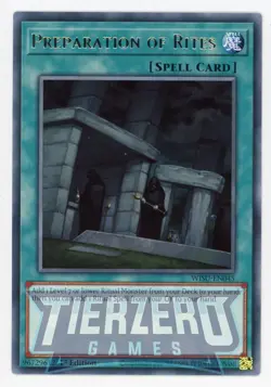 Yugioh Preparation of Rites WISU-EN045 Rare 1st Edition Near Mint - Image 1