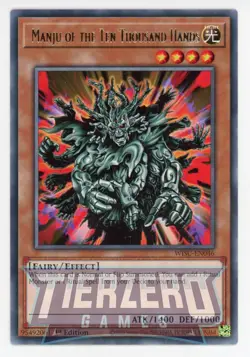 Yugioh Manju of the Ten Thousand Hands WISU-EN046 Rare 1st Edition Near Mint - Image 1