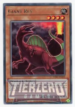 Yugioh Giant Rex WISU-EN010 Rare 1st Edition Near Mint - Image 1