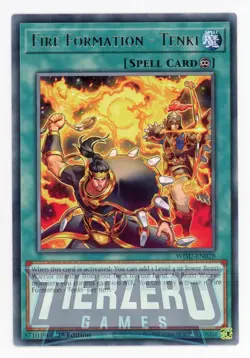 Yugioh Fire Formation - Tenki WISU-EN028 Rare 1st Edition Near Mint - Image 1