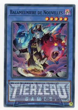 Yugioh Balameuniere de Nouvelles WISU-EN033 Super Rare 1st Edition Near Mint - Image 1