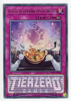 Yugioh Recette de Personnel (Staff Recipe) WISU-EN039 Rare 1st Edition Near Mint - Image 1