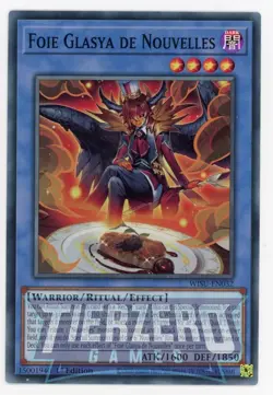 Yugioh Foie Glasya de Nouvelles WISU-EN032 Super Rare 1st Edition Near Mint - Image 1