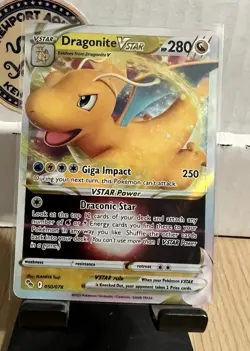 Pokemon TCG Dragonite VSTAR Holo Ultra Rare Card 050/078 NM Condition - Image 1