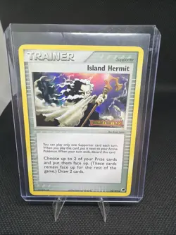 Pokemon ISLAND HERMIT Ex Dragon Frontiers REVERSE HOLO - STAMPED Card 76/101 - Image 1
