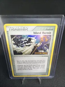 Pokemon ISLAND HERMIT Ex Dragon Frontiers REVERSE HOLO - STAMPED Card 76/101 - Image 2