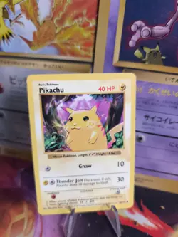 Pokemon Karte Card Pikachu Shadowless Base Set English Englisc Wotc japanese Exc - Image 1