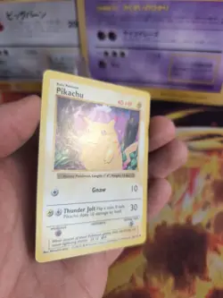 Pokemon Karte Card Pikachu Shadowless Base Set English Englisc Wotc japanese Exc - Image 3