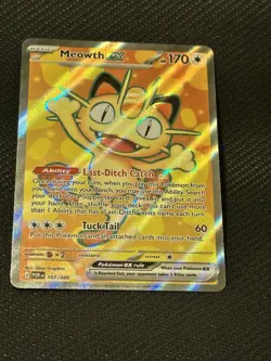 Meowth EX Perfect Order 107/088 Pokemon Card - Image 1
