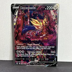 Pokemon TCG Zamazenta v Crown Zenith Galarian Gallery Ultra Rare Card GG54/GG70 - Image 1