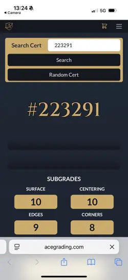 Charizard V SWSH260 ACE 9 Black Star Promo Ultra Premium Collection Pokemon Card - Image 3