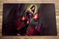 Liliana of the Veil Trading Card Game MTG Playmat TCG CCG Mat Free Bag - Image 1